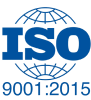 ISO 9001 quality management certification badge